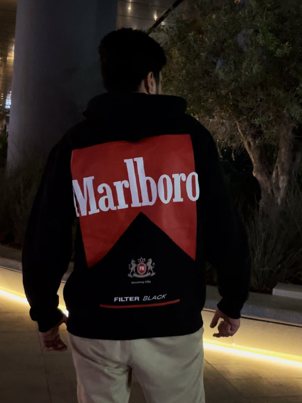 Marlboro hoodie black on sale